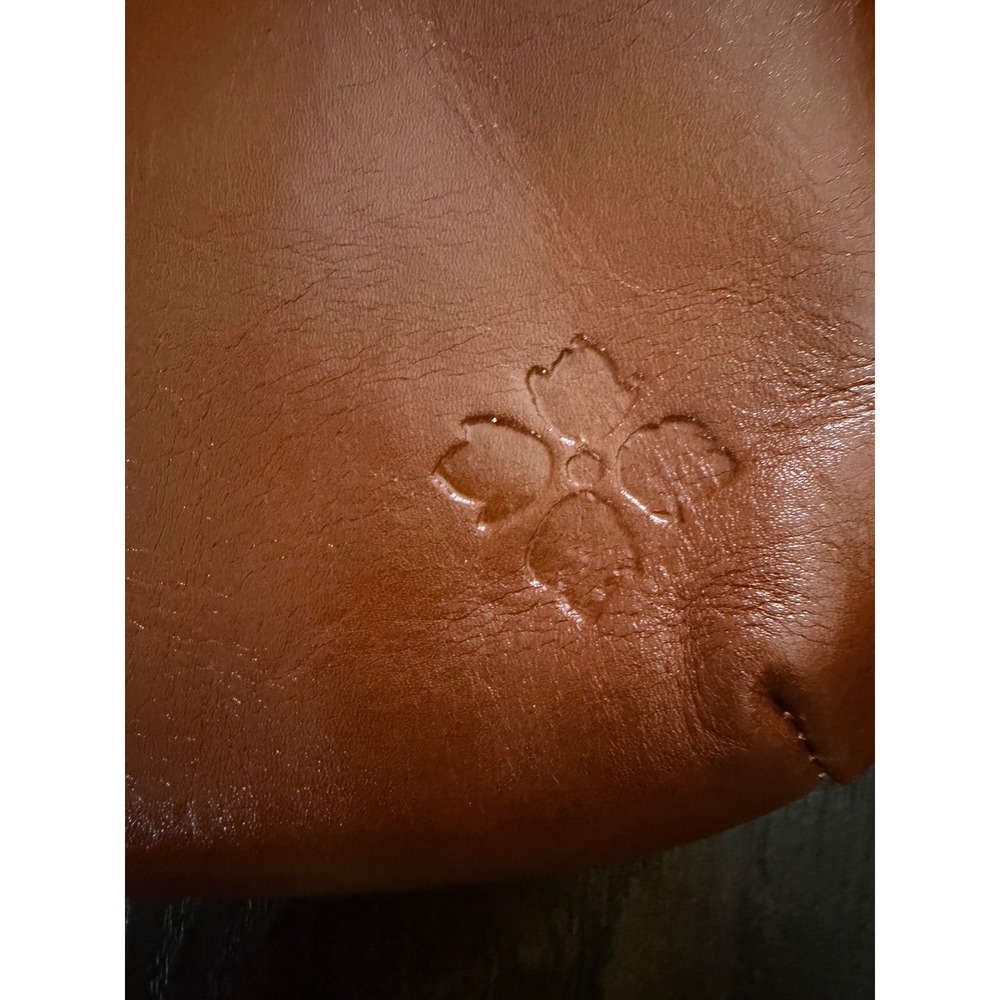 Patricia Nash Cassini Wristlet Women Small Brown Leather Kiss Lock Clutch Bag - Picture 3 of 13